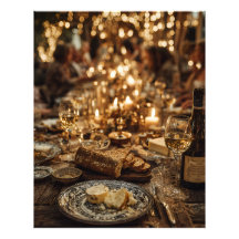 Candlelit Wine & Bread Feast