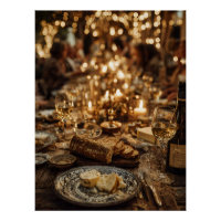 Candlelit Wine & Bread Feast