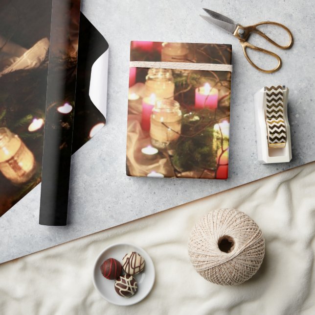 Candlelit Wrapping Paper – Customizable (Crafts)
