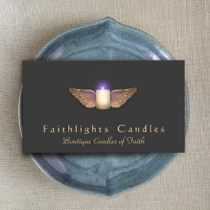 Candlemaker Candle Wings Business Card