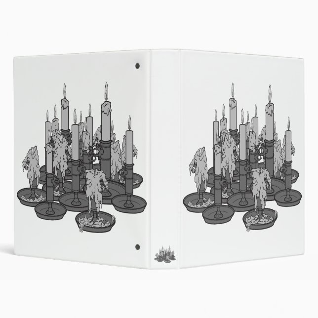Candles 3 Ring Binder (Background)