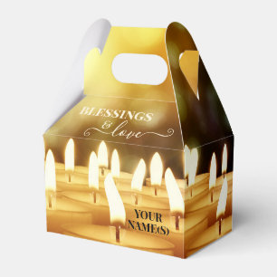 Candles and Blessings Favor Box