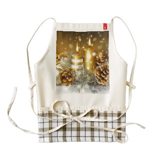 Candles and Cones Zazzle HEART Apron