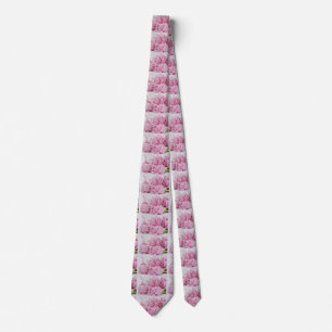Candles And Roses Neck Tie