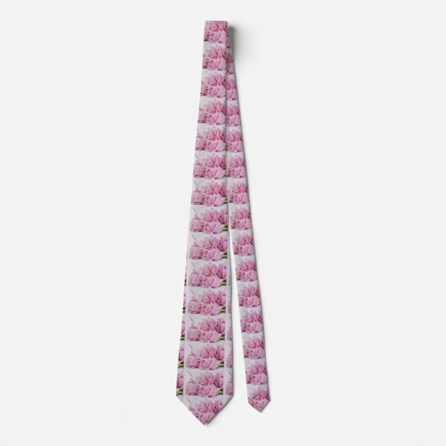 Candles And Roses Neck Tie (Front)