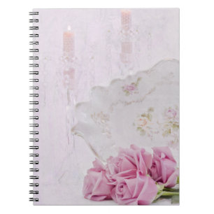 Candles and Roses Notebook