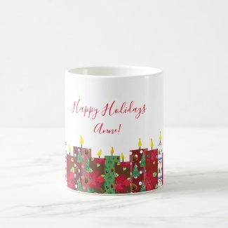 Candles Art< Happy Holidays Time