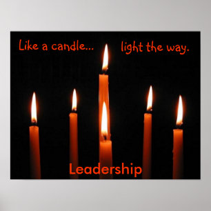 Candles by tdgallery - leadership poster