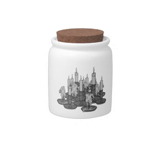 Candles Candy Jar