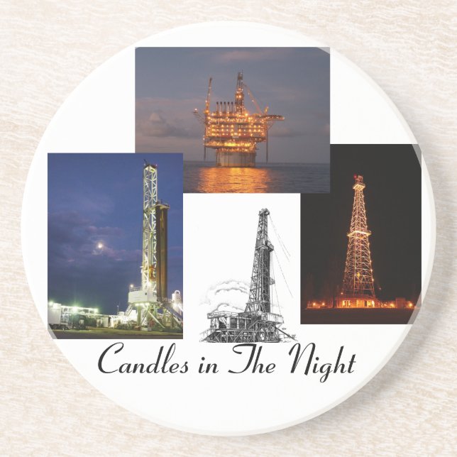 Candles in The Night Drink Coaster (Front)