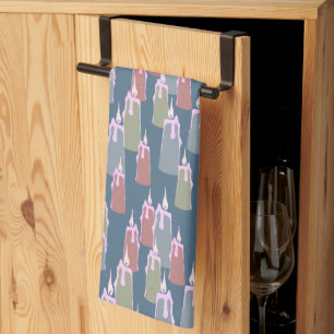 Candles  kitchen towel