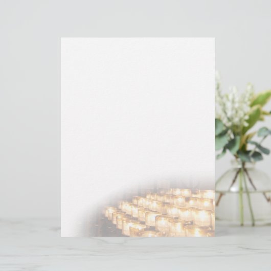 Candles Letterhead (Standing Front)