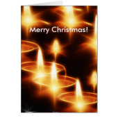 Candles Lights evening Dark Night Merry Christmas (Front)