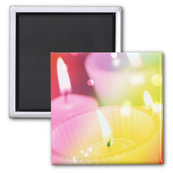 Candles Magnet by MehrFarbeImLeben at Zazzle
