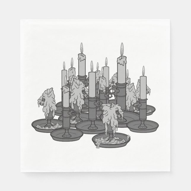 Candles Napkins (Front)