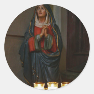 Candles of Hope [Christmas] Classic Round Sticker