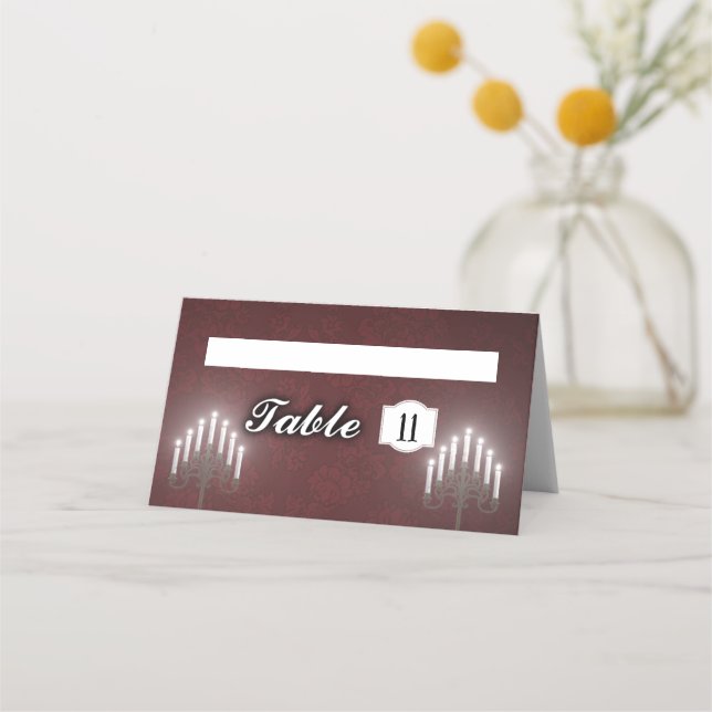 Candles Place Card (Front)