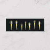 Candles - Skinny Mini Business Card (Back)