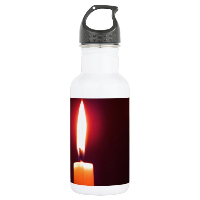 Candles Stainless Steel Water Bottle (Front)