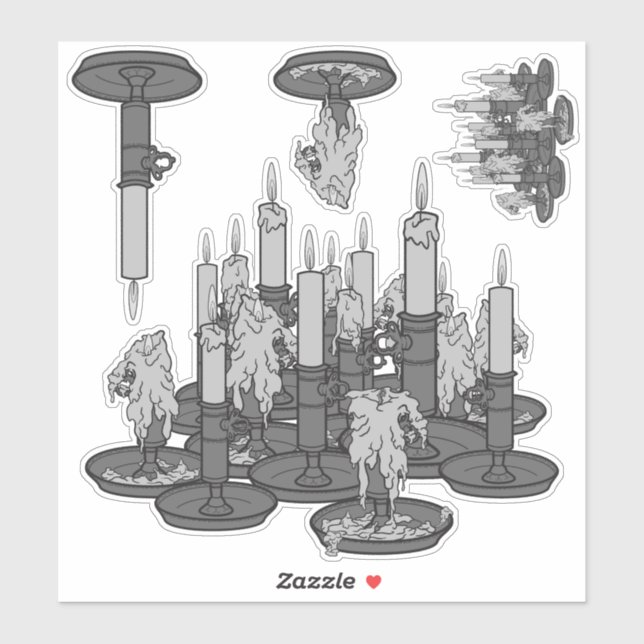 Candles Sticker (Sheet)