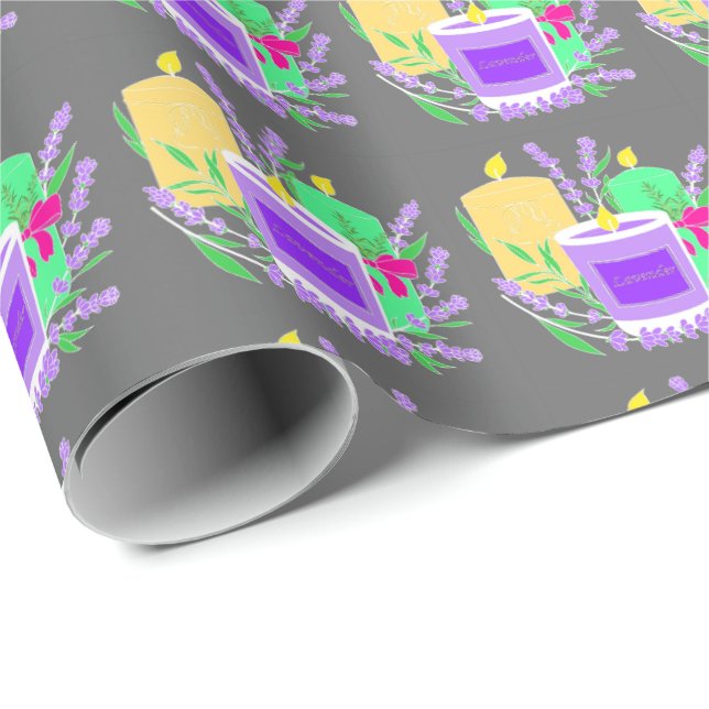 Candles Wrapping Paper (Roll Corner)