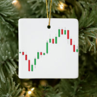 Candlestick Barchart Ornament