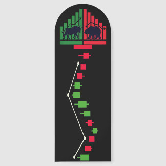 Candlestick Chart Bookmark – Minimalist Trading