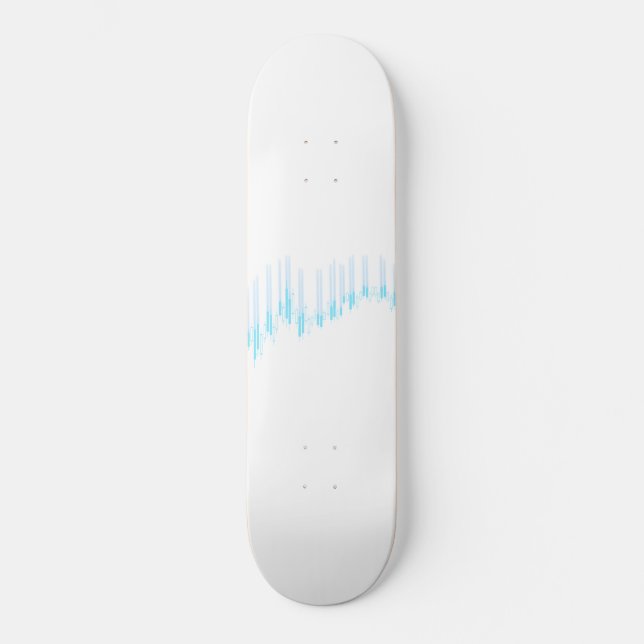 Candlestick chart skateboard (Front)