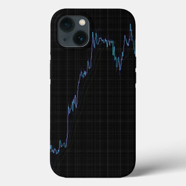 Candlestick Stock Market Chart Case-Mate iPhone Case (Back)