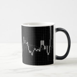 Candlestick Stock Market Chart Color Morph Mug
