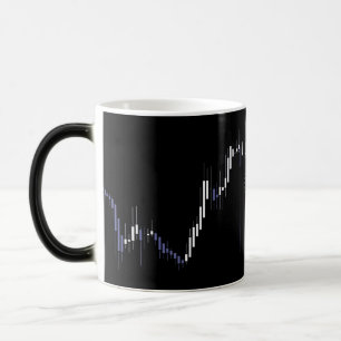 Candlestick Stock Market Chart Color Morph Mug