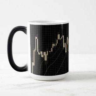 Candlestick Stock Market Financial Chart Color Morph Mug