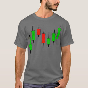 Candlestick Stock Market Graph T-Shirt