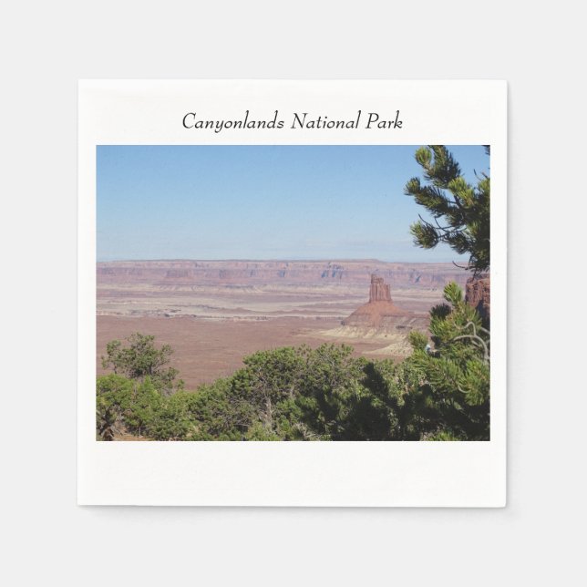 Candlestick Tower, Canyonlands National Park Napkins (Front)
