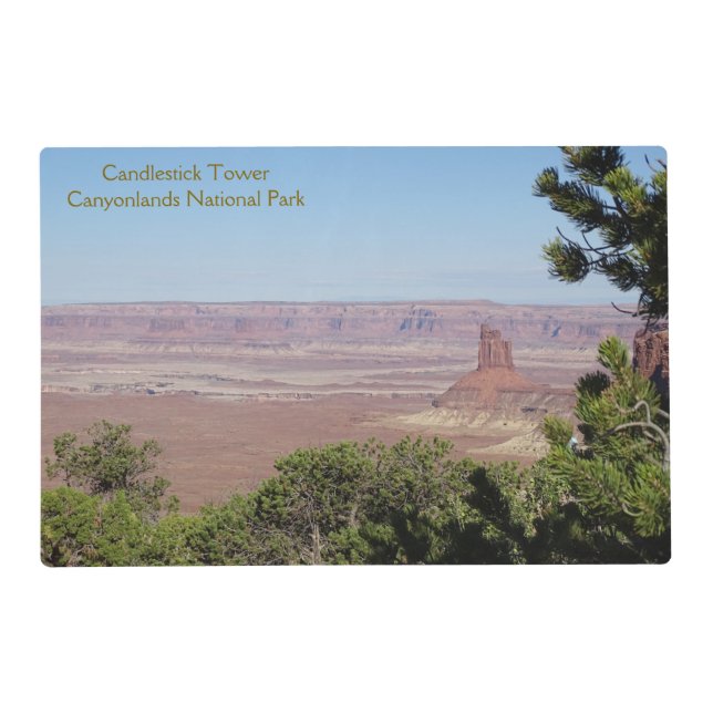 Candlestick Tower, Canyonlands UT Placemat (Front)