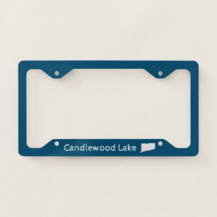Candlewood Lake License Plate Frame