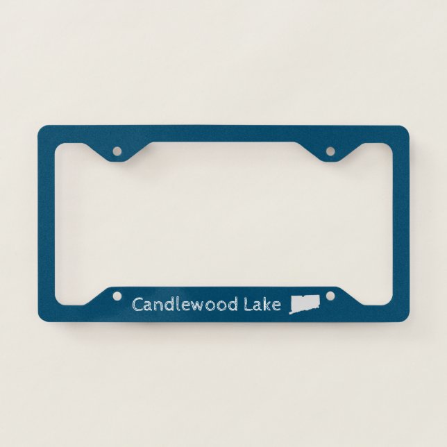 Candlewood Lake License Plate Frame (Front)