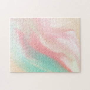 Candy Abstract Brush Strokes Gradient Ombre Jigsaw Puzzle