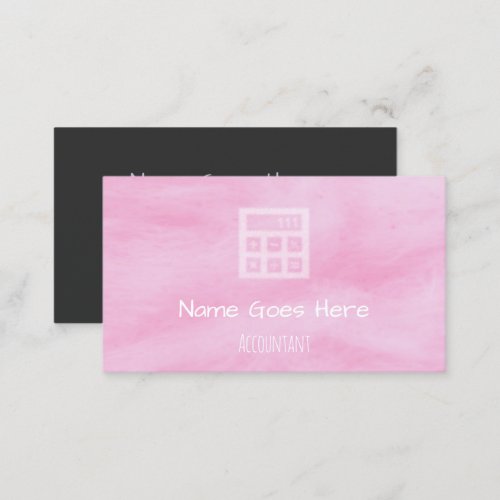 Candy Accountant Business Cards