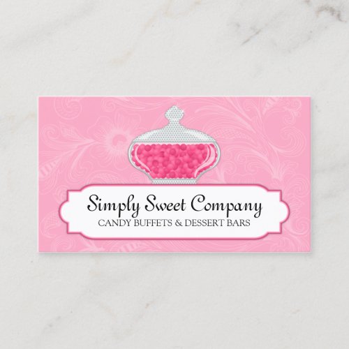 Candy Buffet and Dessert Bars Business Cards