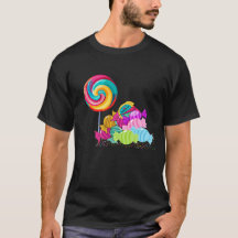 Candy and Lollipop T-shirt: Sweet Happiness