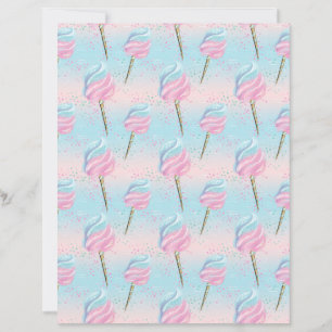 Candy and Sugar Pattern Scrapbook Paper