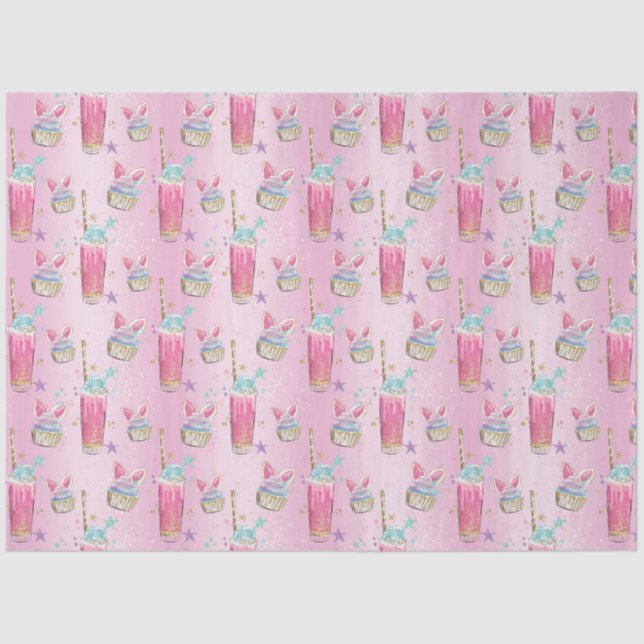 Candy and Sugar Pattern  Tissue Paper (Front)