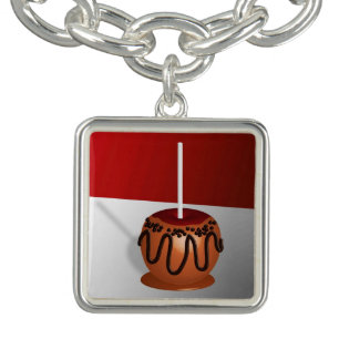 Candy Apple Charm Bracelet