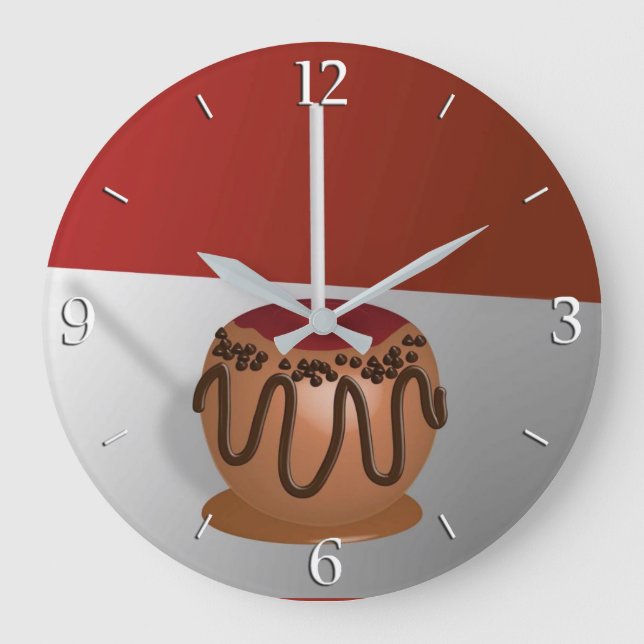 Candy Apple Large Clock (Front)