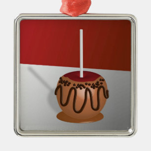 Candy Apple Metal Ornament
