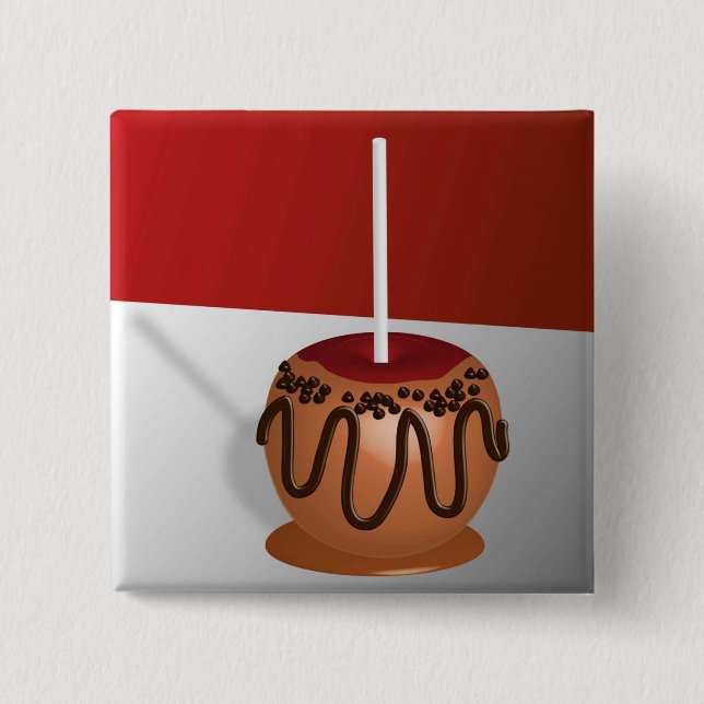 Candy Apple Pinback Button (Front)