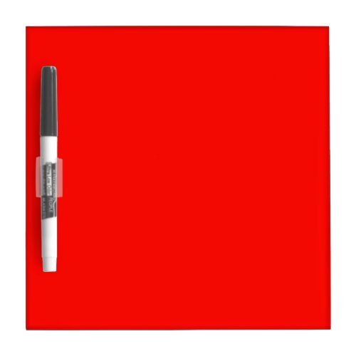 Candy Apple Red Solid Color Dry Erase Board