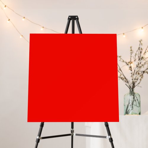 Candy Apple Red Solid Color Foam Board