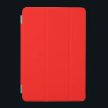 Candy Apple Red Solid Color iPad Mini Cover<br><div class="desc">Candy Apple Red Solid Color. A bold and eye-catching,  vibrant shade of red that exudes energy and passion. This intense color is sure to make a statement and capture attention. Perfect for holiday themes,  Candy Apple Red brings a festive and joyful spirit to your celebrations.</div>